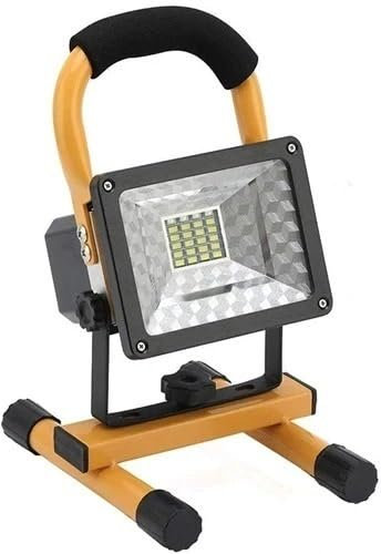 Projecteur LED extérieur 100W étanche projecteur extérieur réflecteur LED projecteur externe RGB projecteur projecteur Rechargeable par 6 * 18650 batterie(100W With Battery)