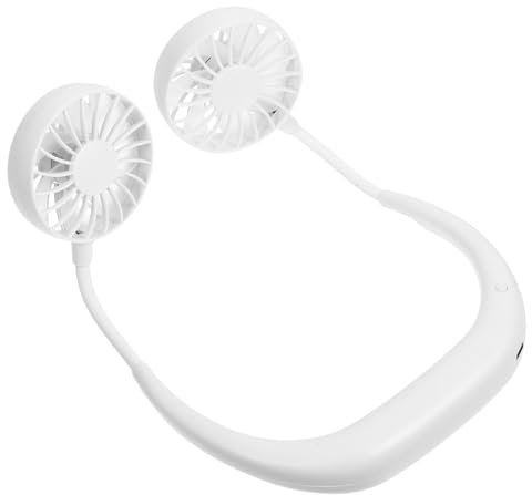 Garneck Mini Ventilateur Tour De Cou Rechargeable Usb Ventilateur Portable De Refroidissement à Main