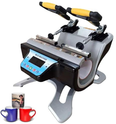 Personaliza lo que necesitas máquina de prensa de calor para vasos de doble estación, control LCD para tazas y botellas de 6 a 17 onzas