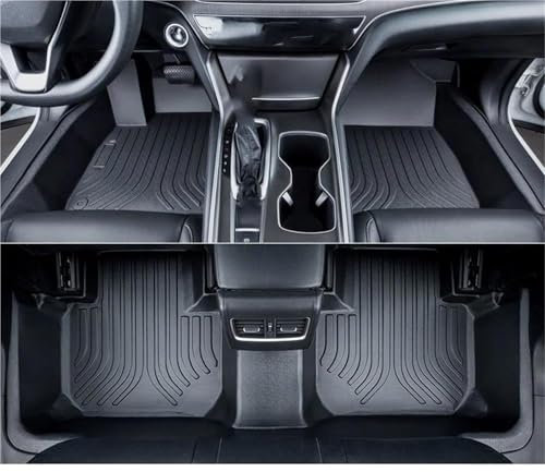 XWDPDNHHD Antirutschmatten Auto-Fußmatten-Teppich Für Suzuki SX4 Für S-Cross MK3 2022–2024 LHD-Fußmatten, wasserdichte Bodenmatte, Vorne Und Hinten Teppiche Autofußmatten