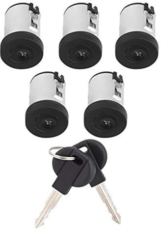 MEXWLOP Ensemble de barillets de Serrure de Porte de Voiture, Compatible avec Expert 806, for Citroën SYNERGIE Jumpy, Noir Actionneur de Verrouillage de Porte de Voiture