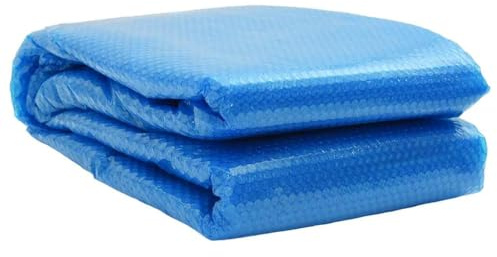 Tomostar Bâche Solaire de Piscine, Bâche à Bulles Couverture Solaire à Bulles pour Piscine rectangulaire 800x500 cm PE Bleu