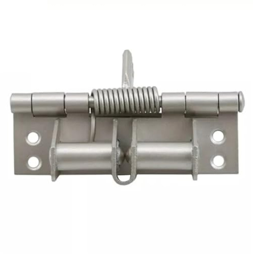 1 Stück 4-Zoll-Automatik-Türschließer mit Federmechanismus – Langlebiger, unsichtbarer Türschließer(Silver)