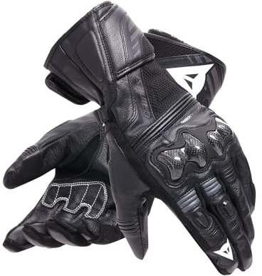 Dainese Reacto Carbon Long Motorradhandschuhe, schwarz/anthrazit, M