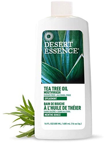 Desert Essence Tea Tree Oil Mouthwash 16 Fl Oz