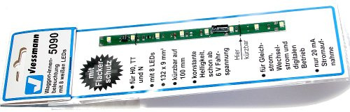 Viessmann 5090 - N LED-Waggon-Innenbeleuchtung mit weißen LEDs
