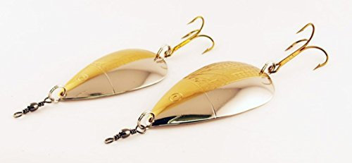 Allcock 3 Norwich Brass Copper Spoon Salmon Pike Lure