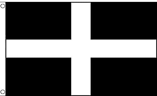AZ FLAG - Flagge Grafschaft Cornwall - 150x90 cm - Cornwall Fahne 100% Polyester mit Messing-Ösen - 110g