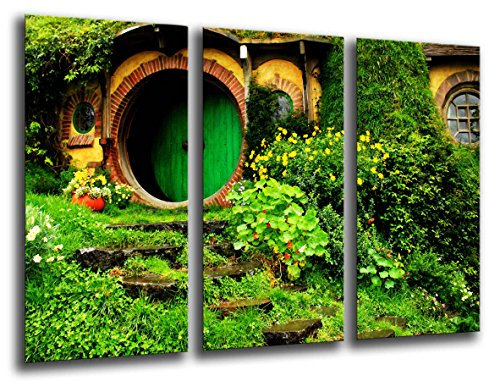 Wandbild - Bild Der Herr der Ringe, 97 x 62 cm, Holzdruck - XXL Format - Kunstdruck, 26142