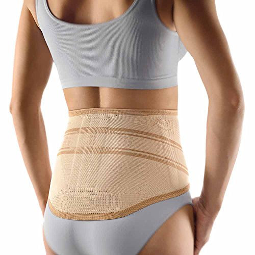 Bort StabiloBasic Lady Rückenbandage Pelotte Lendenwirbel Stütze Anatomisch, hautfarben, Gr. 5