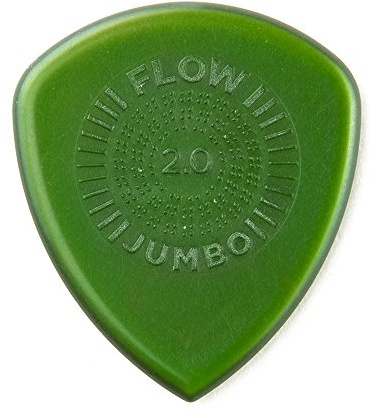 Jim Dunlop 547P2.00 Flow Jumbo Grip Picks, 2 mm