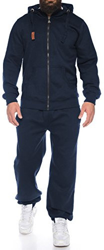 Finchman Finchsuit 1 Herren Jogging Anzug Trainingsanzug Sportanzug FMJS135, Darkblue, L