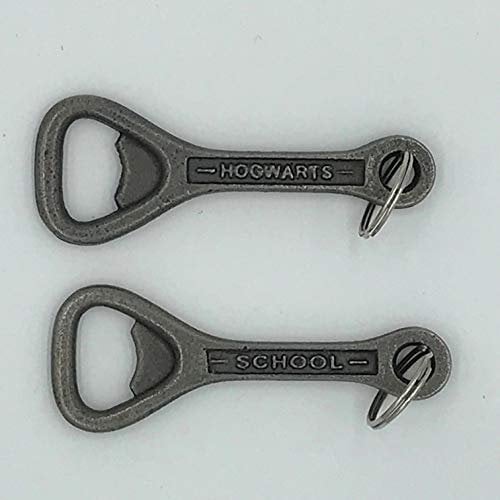 Hogwarts School Handheld cast Iron bottleopener Keyring