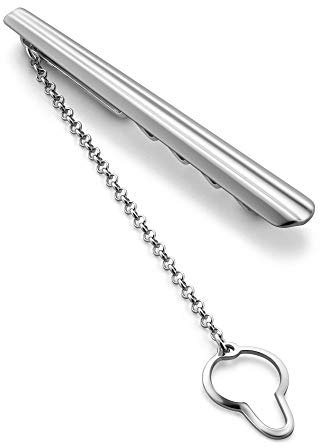 Exquisite 925 Silber Krawattennadel Mit Kettensicherung Hochwertiges Handwerksstück