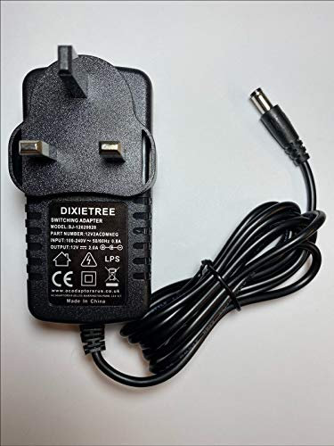 Replacement for AC Adaptor for 12V 300mA MPDC-D128 Patient Weighing Chair LGSPSA120030BS-M