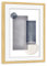 artboxONE Poster mit Rahmen Kiefer 45x30 cm Abstract Rectangles in Grey von Sasha Lend - gerahmtes Poster