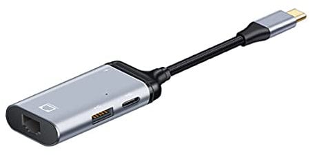 chenyang CY USB3.1 Type C USB C zu 1000-Mbit/s Gigabit Ethernet Netzwerk LAN Adapter mit Type C PD Stromanschluss für Tablet Phone Laptop