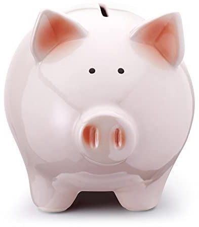 Mousehouse Gifts - Niedliche Spardose/Schweinchenbank für Kinder, Mädchen/Jungen, um Pfennige zu sparen! (Pink, S)