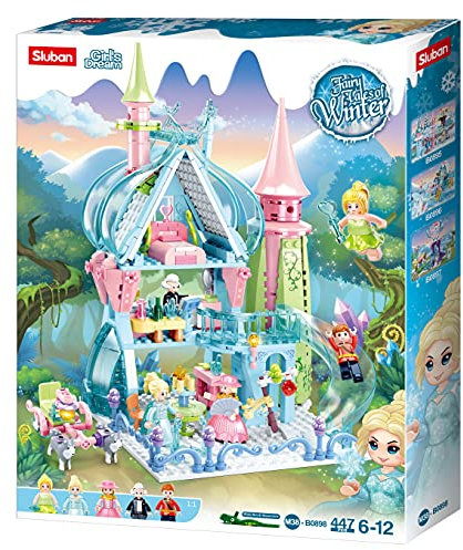 Sluban M38-B0898 of Winter – Fairy Tale Castle, 447 Stück, Mehrfarbig