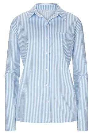 Mey Nachtwäsche Serie Elva Damen Homewear-Oberteile Dream Blue XXL(46)