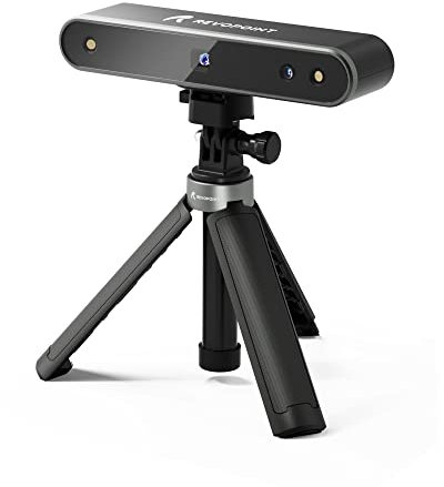 Revopoint POP2 3D Scanner - 0,05 mm Genauigkeit - 10 FPS Scangeschwindigkeit - Tragbarer 3D-Scanner für 3D-Druck - Standard