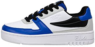 FILA FXVENTUNO Teens Sneaker, Gray Violet-Lapis Blue, 36 EU Schmal