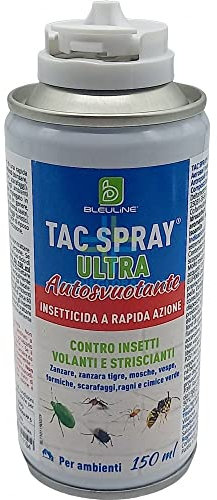 Insetticida Contro Le Cimici Verdi In Casa, Aerosol, Autosvuotante Bomboletta Da 150 Ml: Tac Spray Ultra