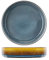Cosy & Trendy Assiette creuse en porcelaine Quintana Bleu-D 23Cm-Lot de 3