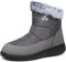 VTASQ Inverno Donna Stivali da Neve Impermeabili Uomo Stivaletti Caldi Foderati Invernali Antiscivolo All'aperto Casual Camminate Stivaletti Grigio 44 EU