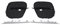 A ABSOPRO 1 Paar Nebelscheinwerfer Grill Abdeckung Link Rechts 21280R150 für BMW X5 E70