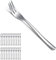 Kyraton Dessertgabeln - 24 Stück, 15.6cm Edelstahl Gebäck Gabeln Set für Haus, Hochzeit, Party & Café, Spülmaschinenfest