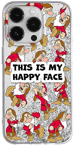 ERT GROUP mobile phone case for Apple Iphone 14 PRO MAX original and officially Licensed Disney pattern Snow White & 7 dwarfs 014 optimally adapted to the mobile phone, with glitter overflow effect
