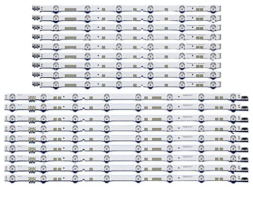 SenhE Bande de rétroéclairage LED 14 lampes pour TV Samsung UE55JU6800KXXU UE55JU6800 V5DR_550SCA_R0 V5DR_550SCB_R0 BN96-38481A UE55JS7200U