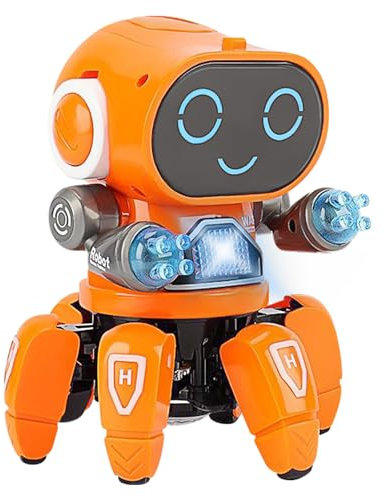 YATOSEEN Robot de Juguete para Niños, Robot de Compañía para Niños, con Proyección de Luz Colorida, Baile, Canto y Caminata, para Niños de 4 a 12 años como Regalo de Cumpleaños