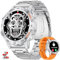 LIGE Smartwatch Herren mit Telefonfunktion, 1,39 Zoll Militär Smart Watch mit 24/7 Herzfrequenz, Blutdruck, Schlafüberwachung für Android iOS, 100+ Sportmodi Fitnessuhr, IP67 Wasserdicht, Metallband