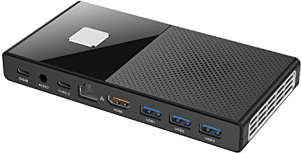 KINGDEL M6 Mini Desktop Computer N100/N200 Processor 4 Cores 6MB Cache, 16GB DDR4 RAM 1TB SSD, UHD Graphics HD/Type-C Dual Output Support 4K W-11 Pro