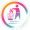 Spreadshirt Halte Deine Umwelt Sauber Gegen Rechts FCK NZS Rainbow Sticker, max. 10x10 cm, 10 x 10 cm, Weiß glänzend