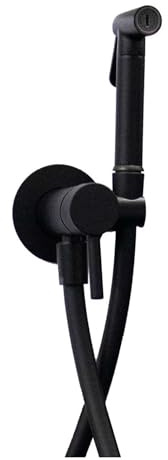 Paffoni Rubinetteria – Einbau-Bidet-Set, Schwarz, matt, mit Mischbatterie und Dusche, ZDUP110NO – RUB11598 – Mattschwarz