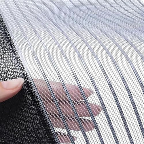Heavy Duty Door Screen Magnetic Closure, LOVIGA Thickened Fiberglass Screen Door Mesh, Self Sealing, Tear Resistant, Easy Assemble, Fine Mesh Keep Bugs Out Fit Door Size 36 Inch X 82 Inch