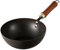 JISADER Cocina de Cocina de sartén pequeña Wok Wok Wok Utensilios de Cocina múltiples freír sartén de Fondo Plano Wok para casa para Acampar Restaurante de, 26cm