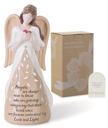 Sympathy Gift for Loss of Loved One: Sentimental Remembrance Memorial Gift for Mum Best Friends Grandma - Condolence Grief Presents Guardian Angel Figurine Home Statue Decor