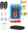 Interruttore separatore batteria 12 V con telecomando, interruttore di separazione batteria 12 V 240 A con indicatore di tensione e 2 telecomando Kill Switch antifurto per moto, auto, camper, barca
