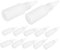 Operitacx 12 pièces Bouteilles de Colle Transparentes avec Embouts Flacons Souples Plastique pour Bricolage Peinture et Applications Industrielles