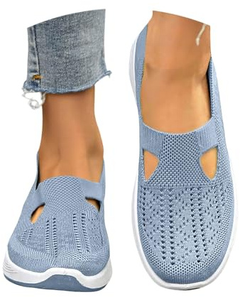 Scarpe Palestra Donna - Scarpe Senza Lacci Donna da Running Sneakers Ginnastica Camminata Sportive Casual Trekking Jogging Mesh Basket Sport Outdoor Morbido Leggere Traspirante Sneakers