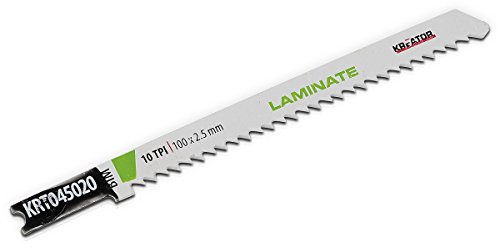 Kreator 03045020 Spiel-2 Sägeblätter Stichsägeblätter für Laminat/Laminat
