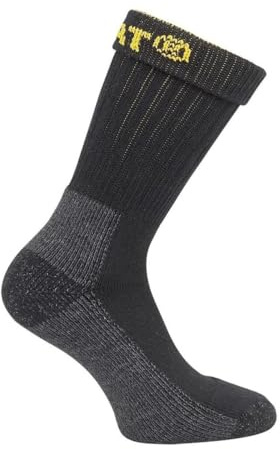 Caterpillar Industrial Work Sock 2 Pack Black