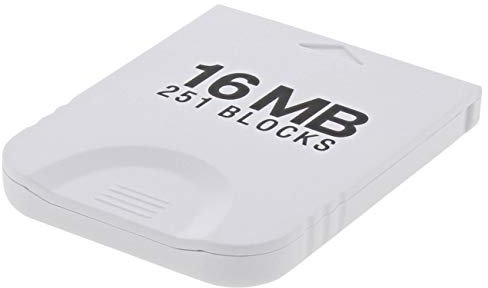 16MB Memory card for Wii & GameCube Nintendo 251 block NGC GC - white | ZedLabz