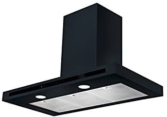 Rangemaster Hi-Lite Slimline 90cm Chimney Cooker Hood - Black