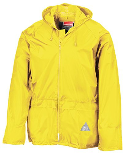 RT95 Jacke und Hose Set Regenanzug wasserdicht L,Neon Yellow
