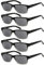 Eyekepper Mens Reading Sunglasses-5 Pack Grey Tinted Lens Glasses for Men Reading Under The Sun, Reader Eyeglasses Women